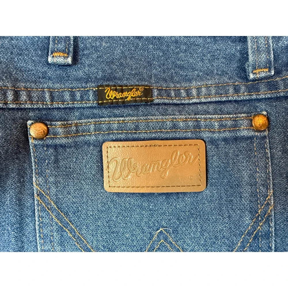 WRANGLER 936PWD Men's Sz 36x32 (actual 36x29) Denim Western Cowboy Jeans #1466